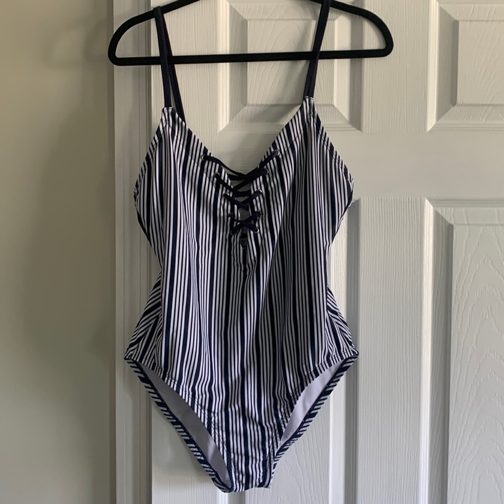 Nautica brand one piece swim suit